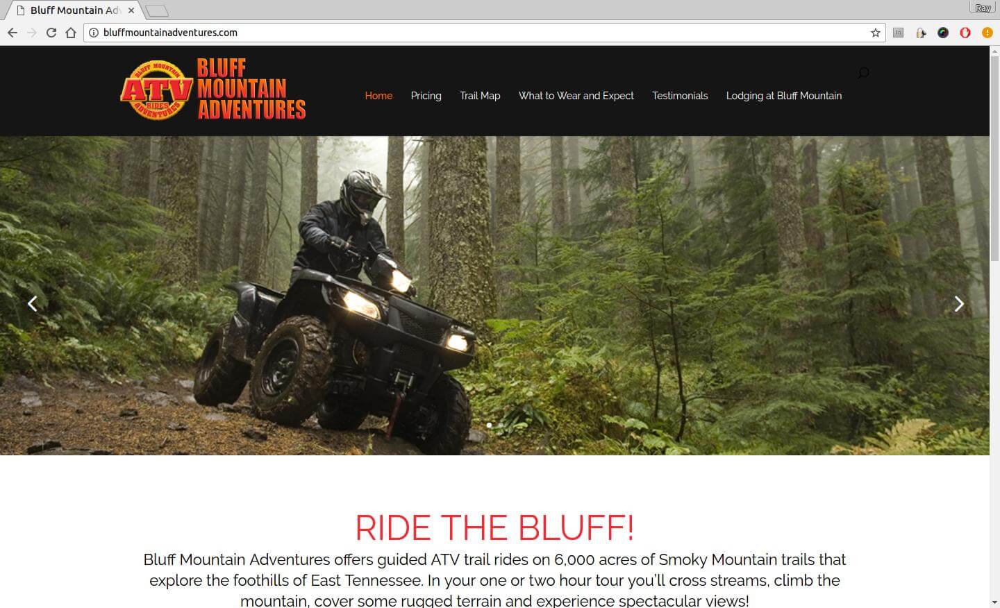Pigeon Forge Attractions Bluff Mountain Adventures Bear Camp
