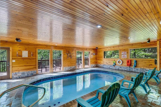Cabin with indoor pool